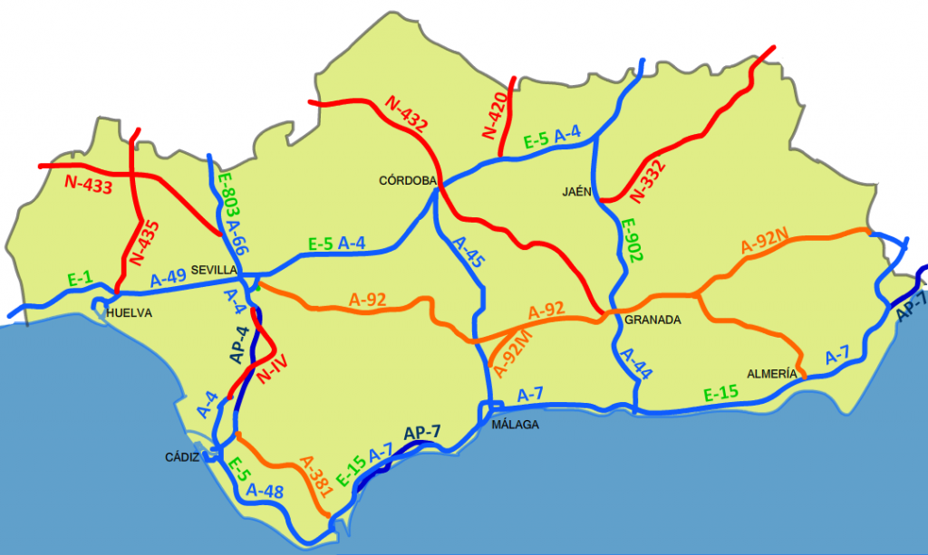 Carte de routes