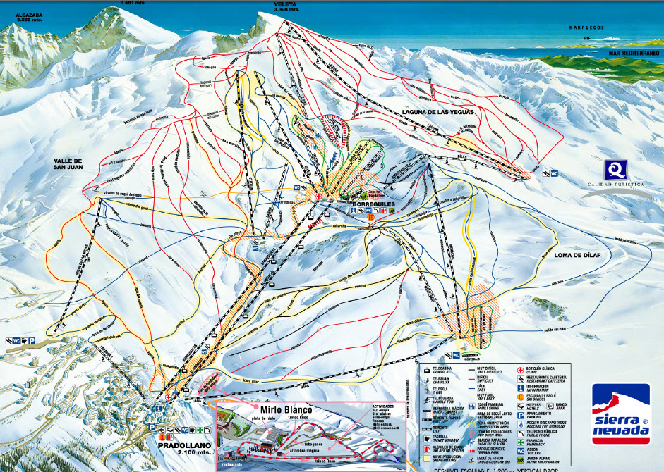 Pistas de Esqui de Sierra Nevada