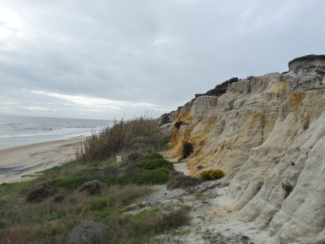 Dunas fósiles en la playa de Mazagón.JPG