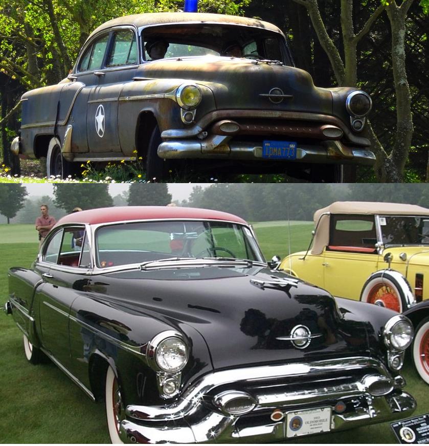 Oldsmobile 1953 berline et coupé.JPG