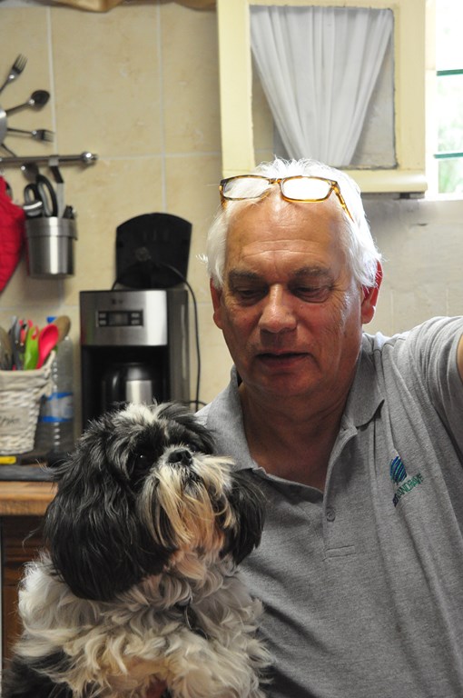 Avec son "Deux Pattes" préféré