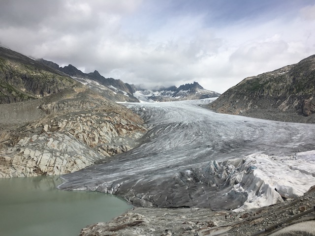 Le glacier du Rhône