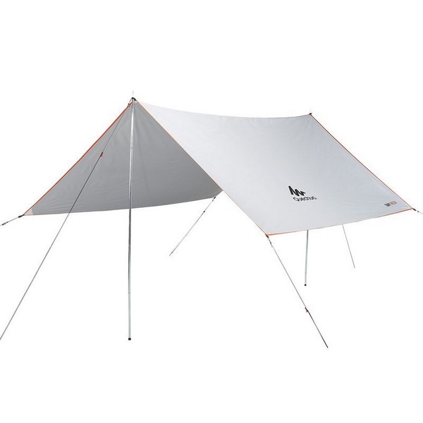 Le tarp ! Une couture sur un fil électrique et tu passes ce jonc dans la réception de la caravane et hop ! ! une avancée en  30 secondes