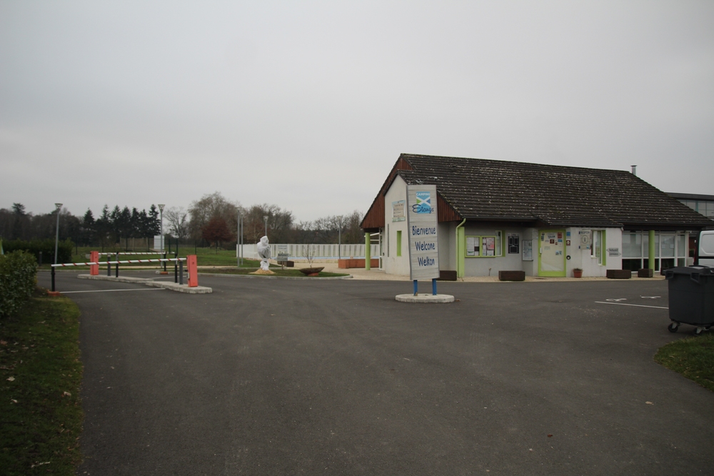 L'entrée du camping.