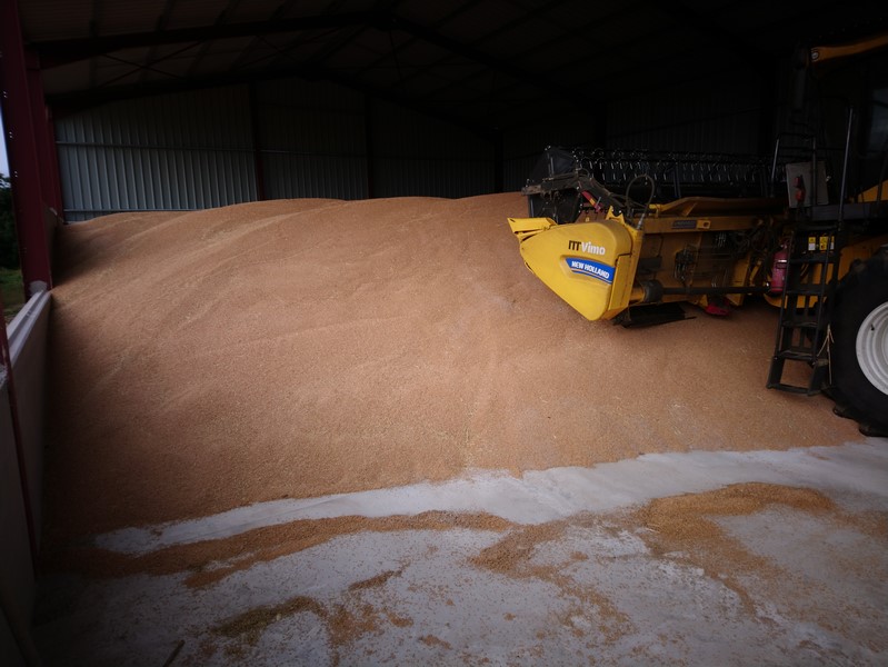 Stockage d'une année de récolte