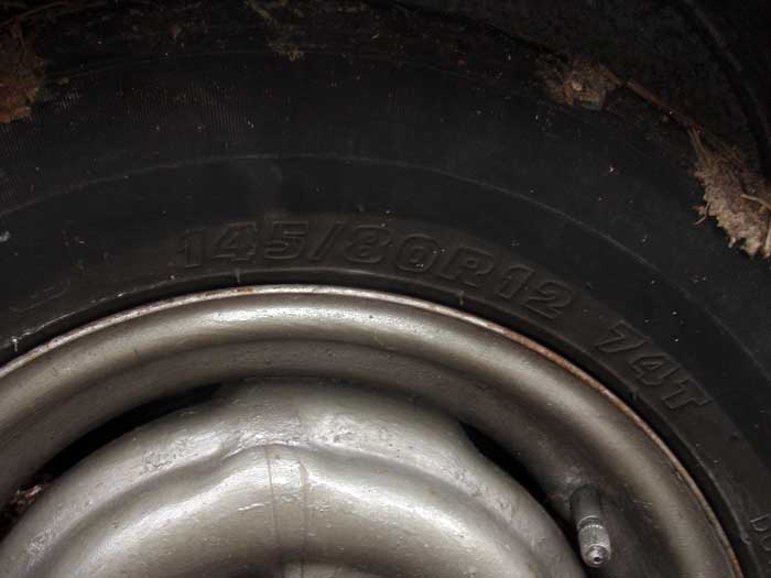 les pneus 145/80 - 12 ...