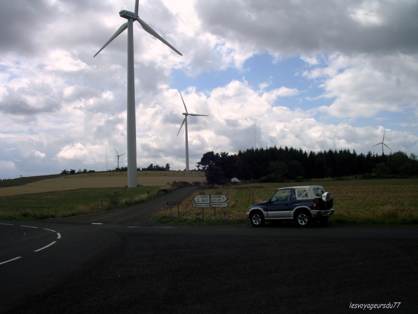 Parc éolien d'Ally  (Haute-Loire)