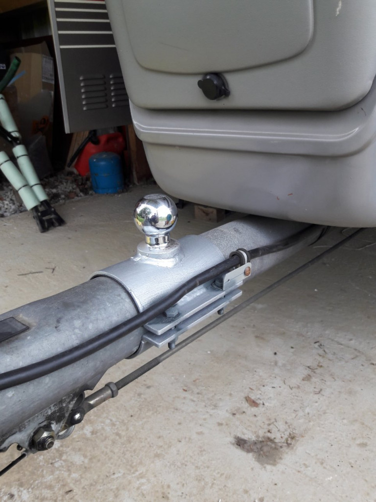 Montage sur le timon