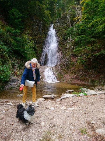 pour aller voir la chute d'eau!