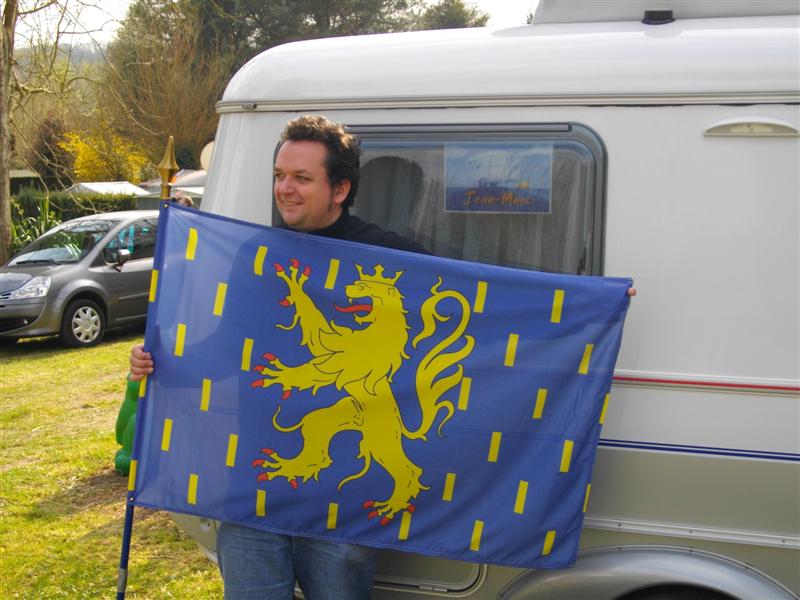 le drapeau du territoire de Belfort