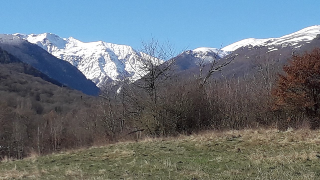 la vue depuis le camping