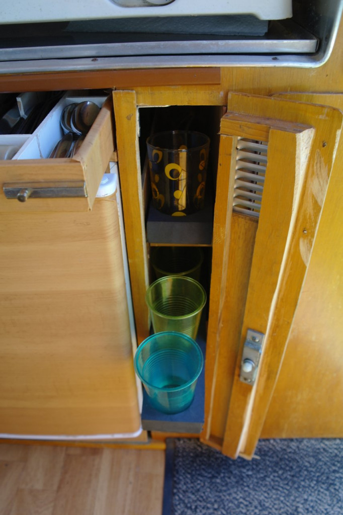tiroir à verres