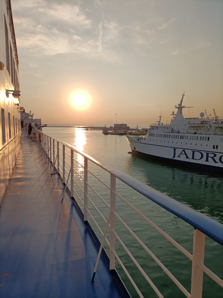 Bateau entre Ancône et Split