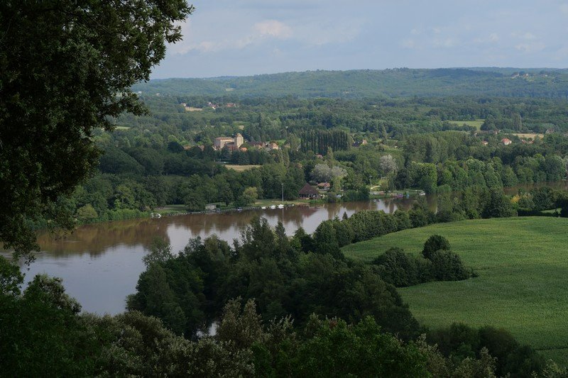 le camping au fond