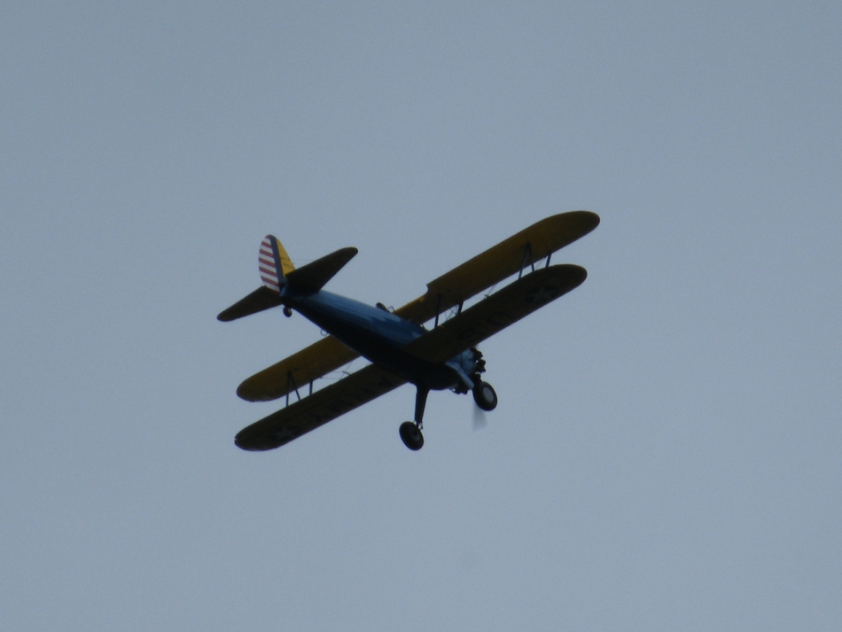 au dessus du camping avant le depart