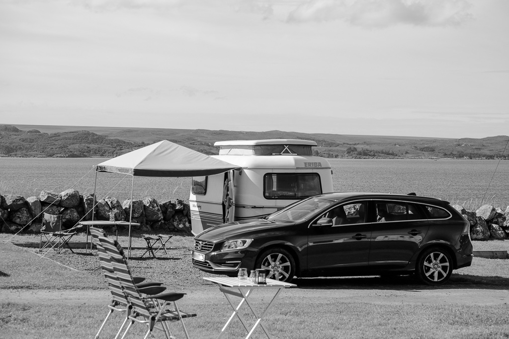Au camping (Gairloch, Scotland)